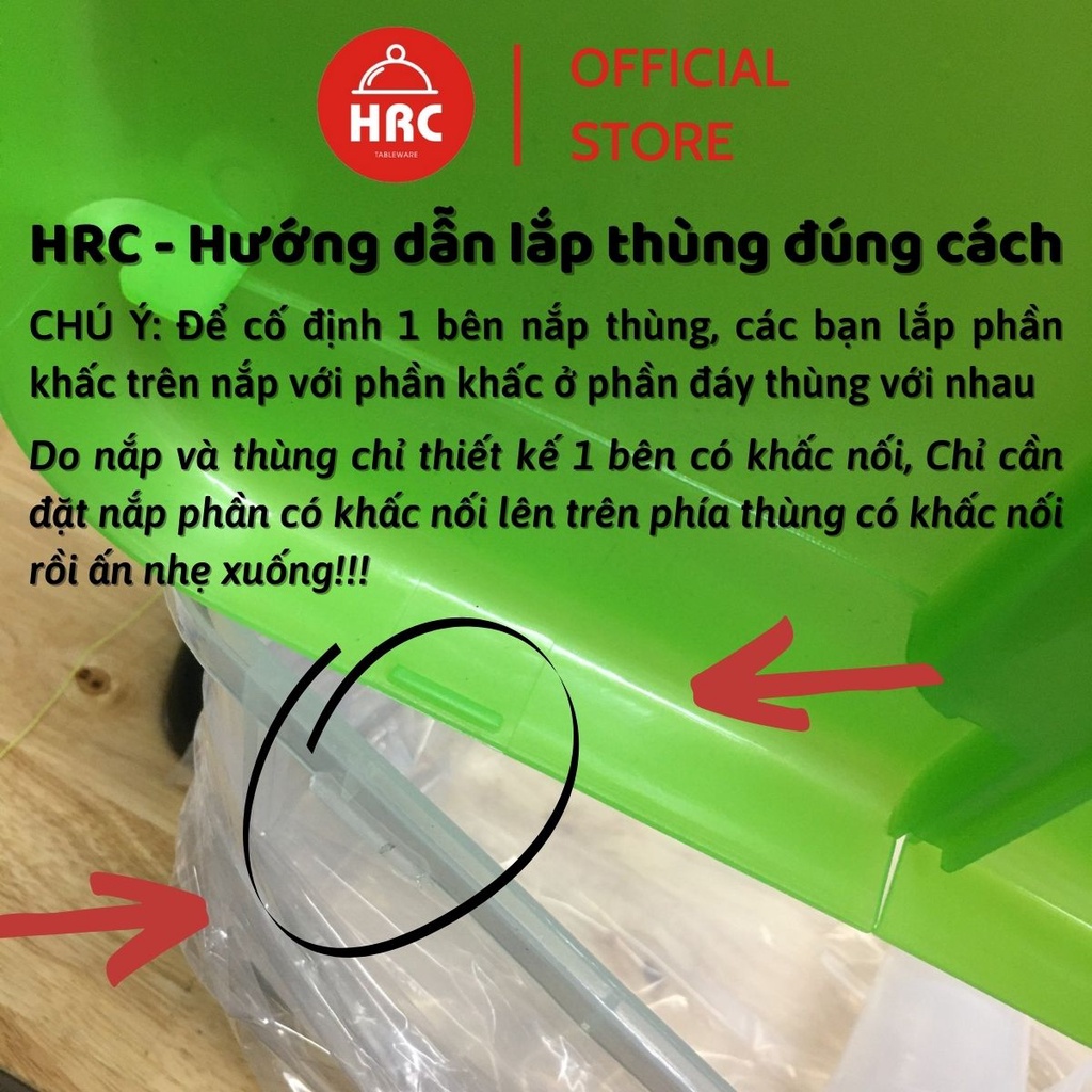 Thùng đựng gạo 10kg  Thùng nhựa Song Long có bánh xe tiện lơi, nắp mở dễ dàng