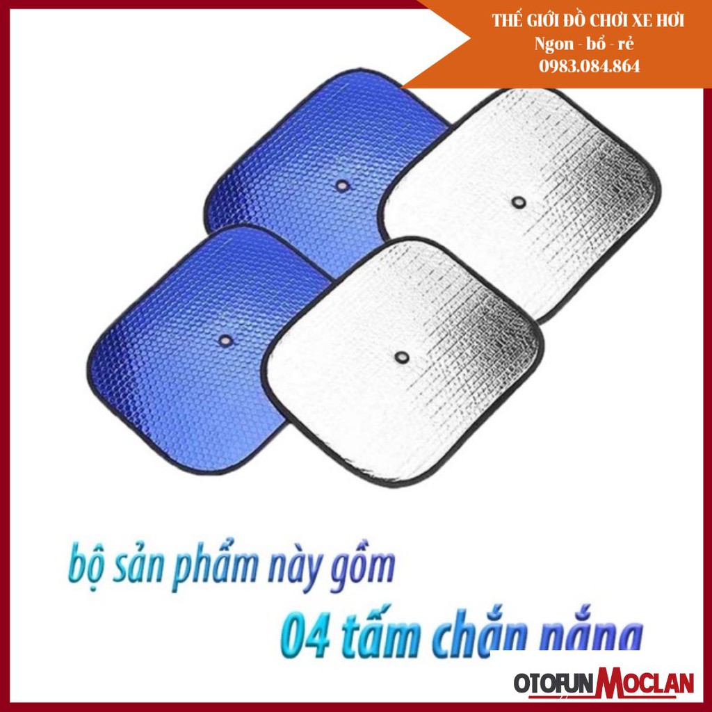 Bộ 4 tấm chắn nắng - tấm che nắng ô tô