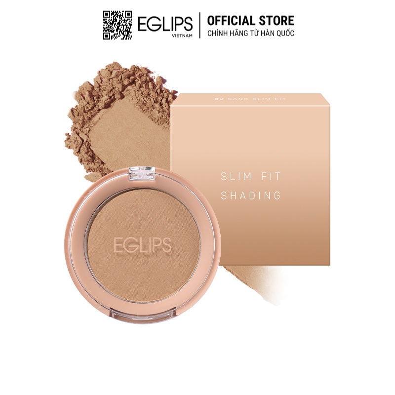 Phấn tạo khối nén Eglips Slim Fit Shading 4g - 02 Sand Slim Fit