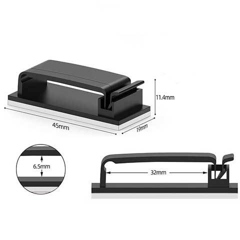Set 10 Kẹp Cố Định Dây Cáp Đa Năng Tiện Dụng