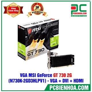 Mua VGA card màn hình MSI GEFORCE GT 730 2G ( N730K2GD3H/LPV1 ) ( VGA + DVI + HDMI ) 36T