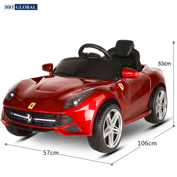 [Mã LIFEM1 giảm 50k đơn 99k] Ô tô điện trẻ em BBT Global dáng Ferrariii 6886