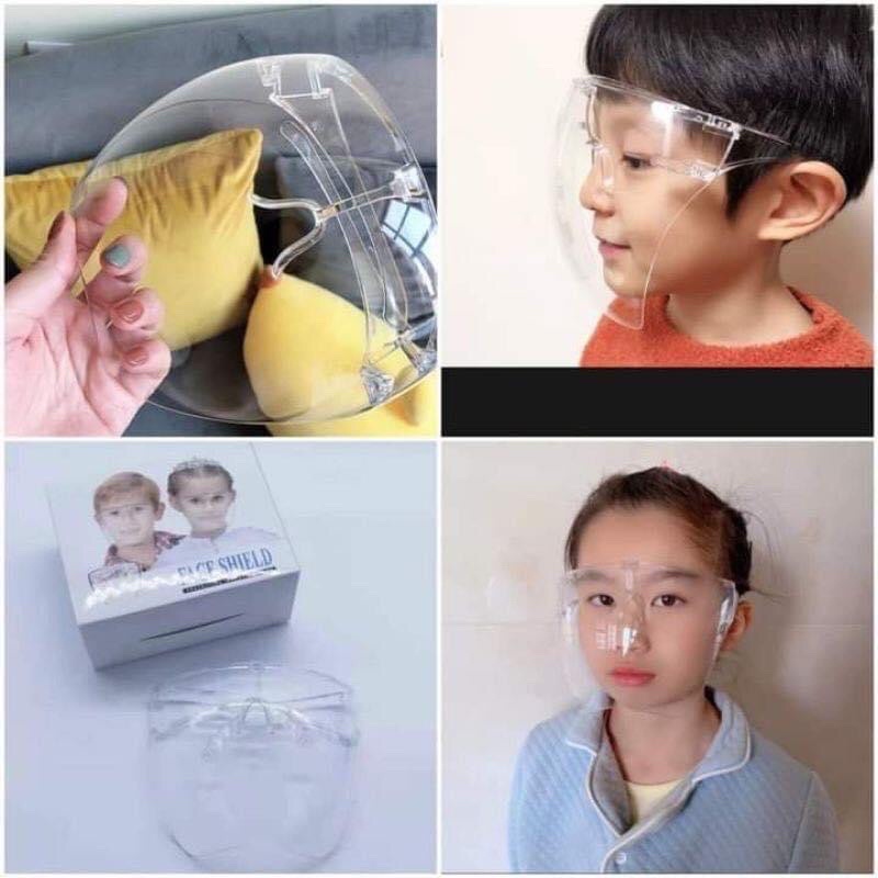 Kính chắn giọt bắn trẻ em / kid che hết mặt FACE SHIELD chống giọt bắn