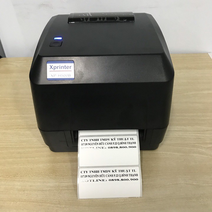 Máy In mã vạch, in tem nhãn 3 tem Xprinter XP-H500B