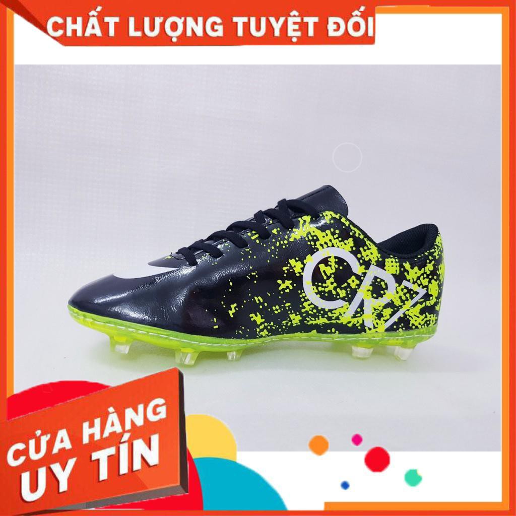 Giày đá bóng đinh cao Cr7 loang -Sân tự nhiên -size 38 -43