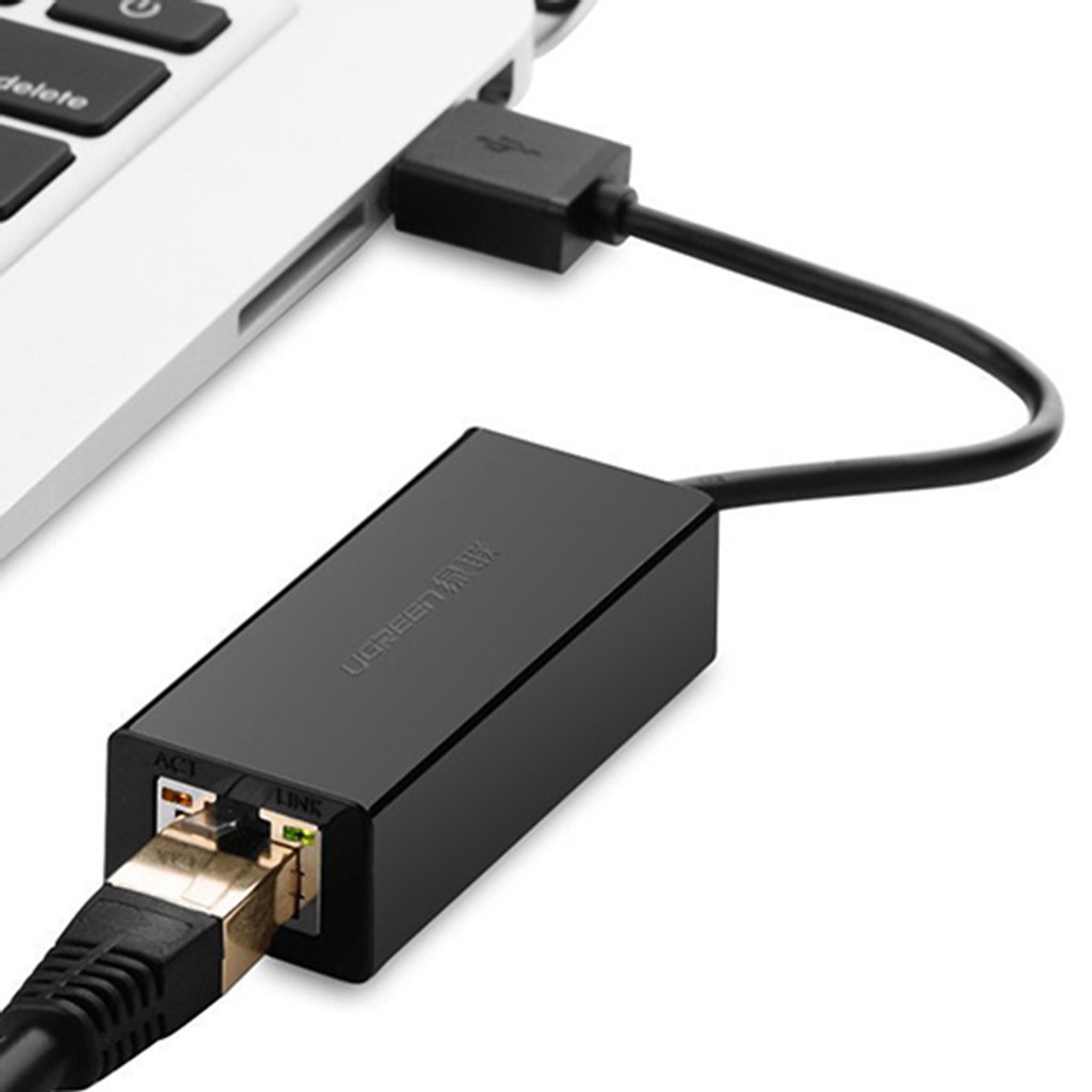 Dây Cáp Chuyển Đổi USB 3.0 Sang LAN Ugreen (20256) - Hàng Chính Hãng Bảo Hành 18 Tháng