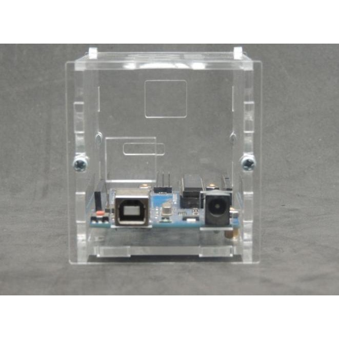 Hộp Acrylic Đựng Arduino Uno R3 + Ethernet Shield W5100 + Đầu Ra