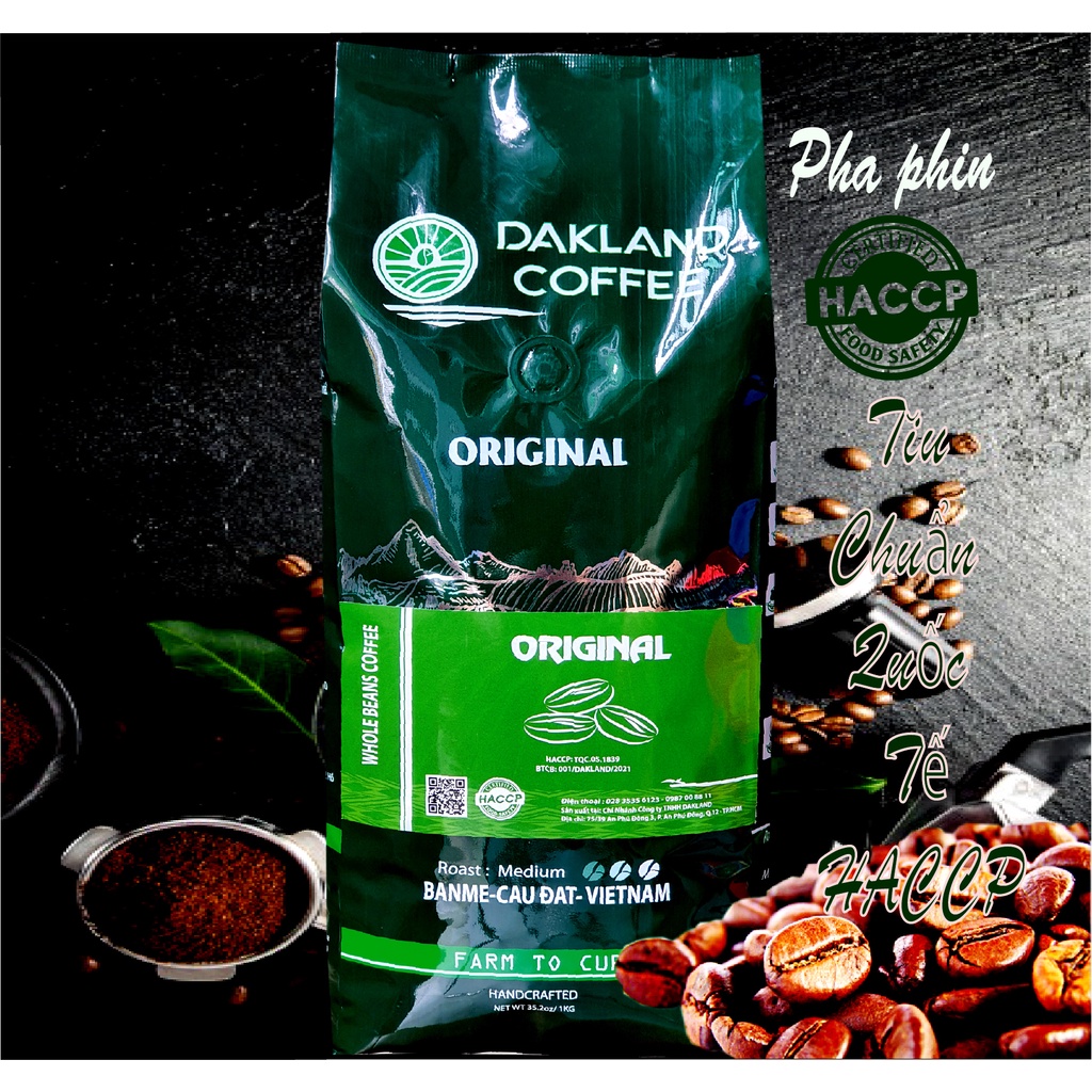 Cà Phê Rang Xay Nguyên Chất - DAKLAND COFFEE- ORIGINAL | BigBuy360 - bigbuy360.vn