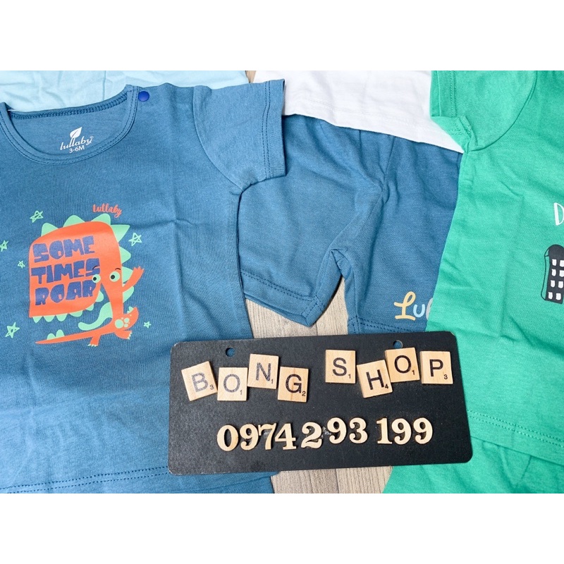 Lullaby 2022 bộ cộc cài vai bé trai