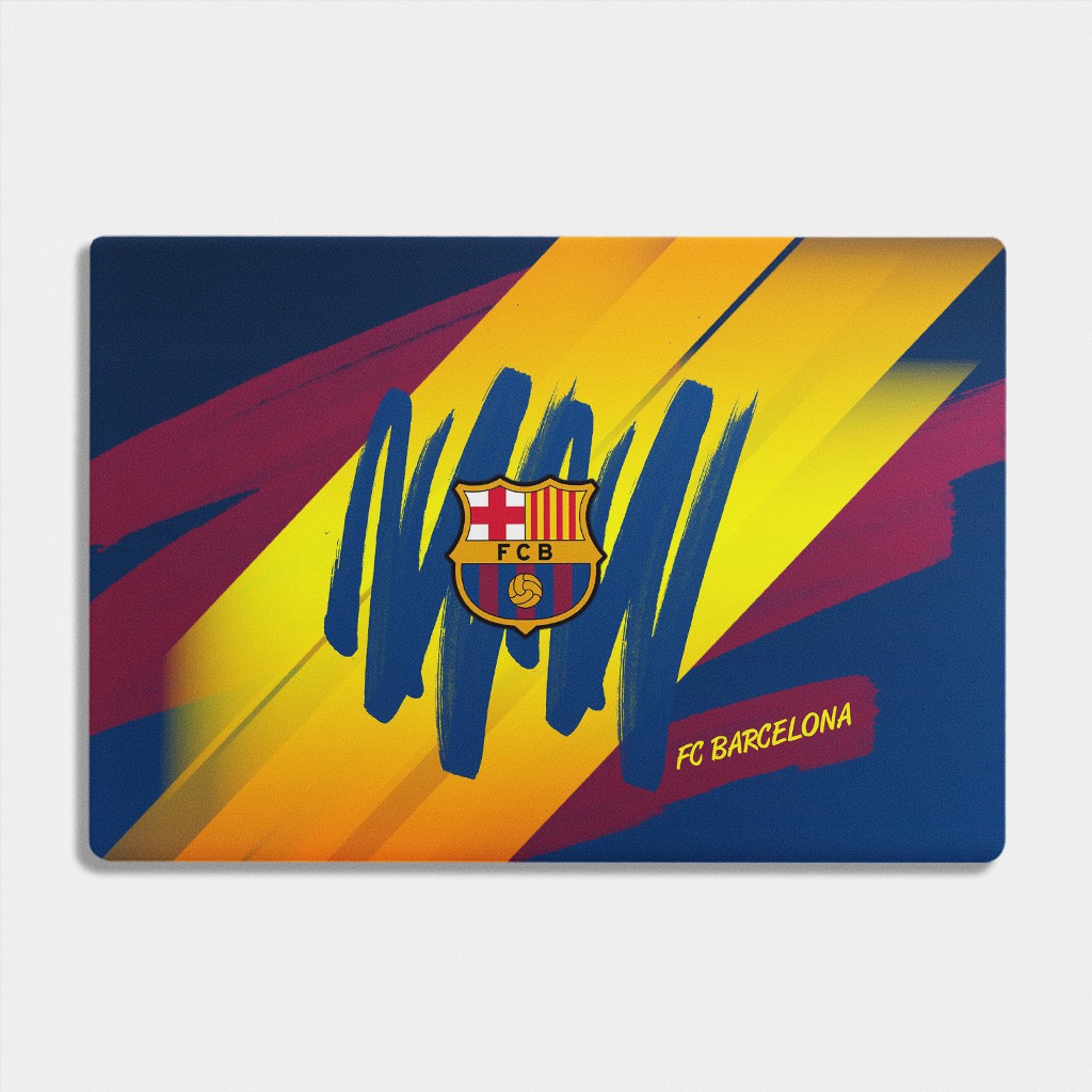 Bộ skin dán laptop mẫu Logo Barcelona/ Có decal dán cho tất cả các hãng máy tính