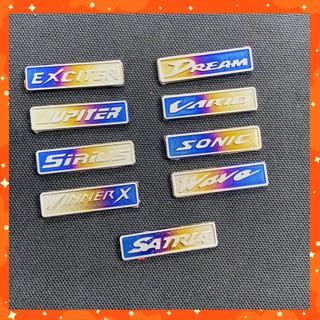 [XẢ RẺ]  TEM TITAN TRANG TRÍ CHO NHIỀU DÒNG XE 3D SẮC NÉT KEO 3M SIÊU DÍNH (1 TEM MINI)