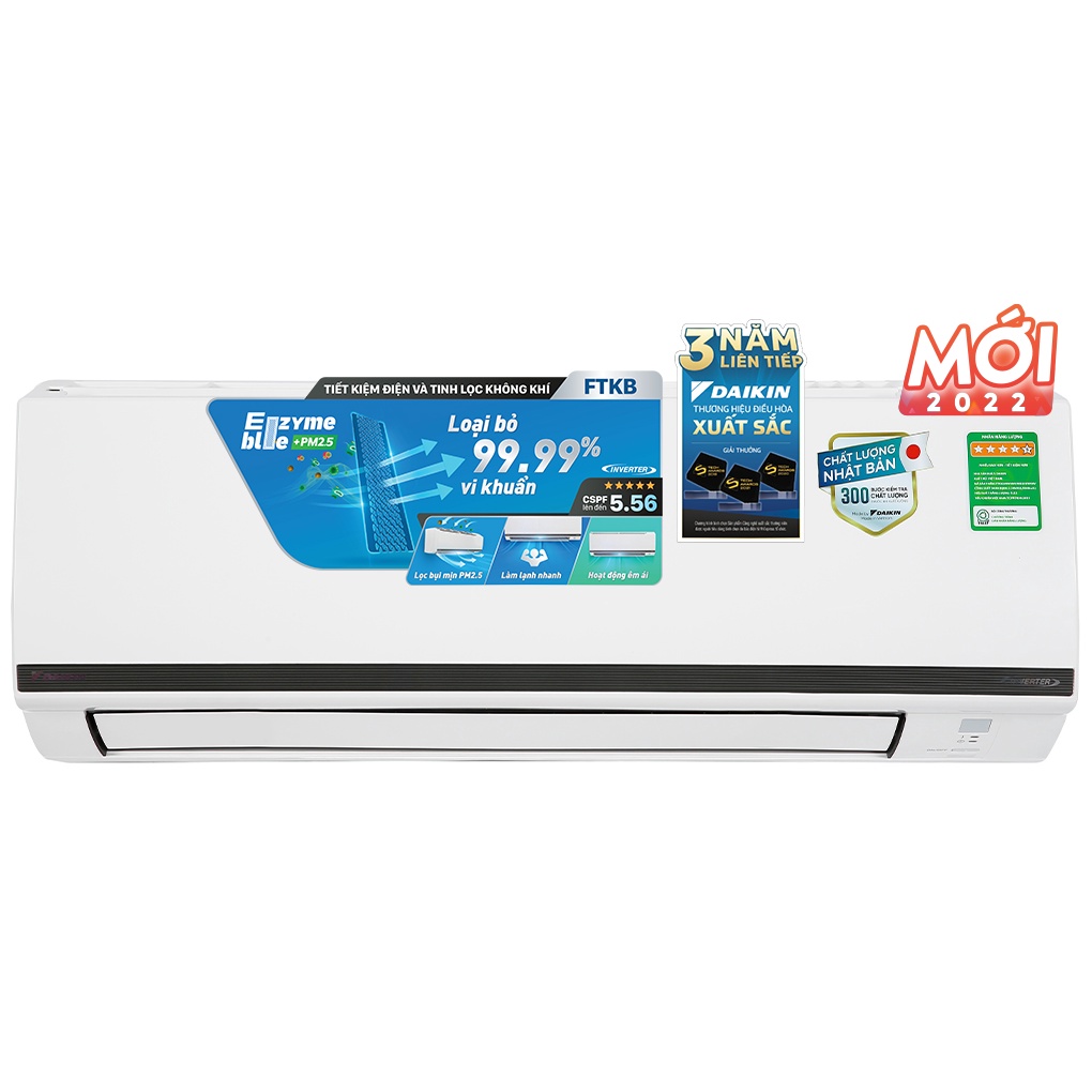 MÁY LẠNH DAIKIN INVERTER 1 HP FTKB25WMVMV 2022