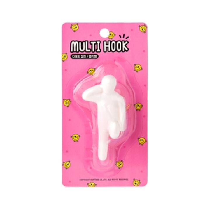 Móc Treo Giá Đỡ Đồ ARTBOX Hàn Quốc Đa Năng Hình Người Tiện Lợi Màu Trắng