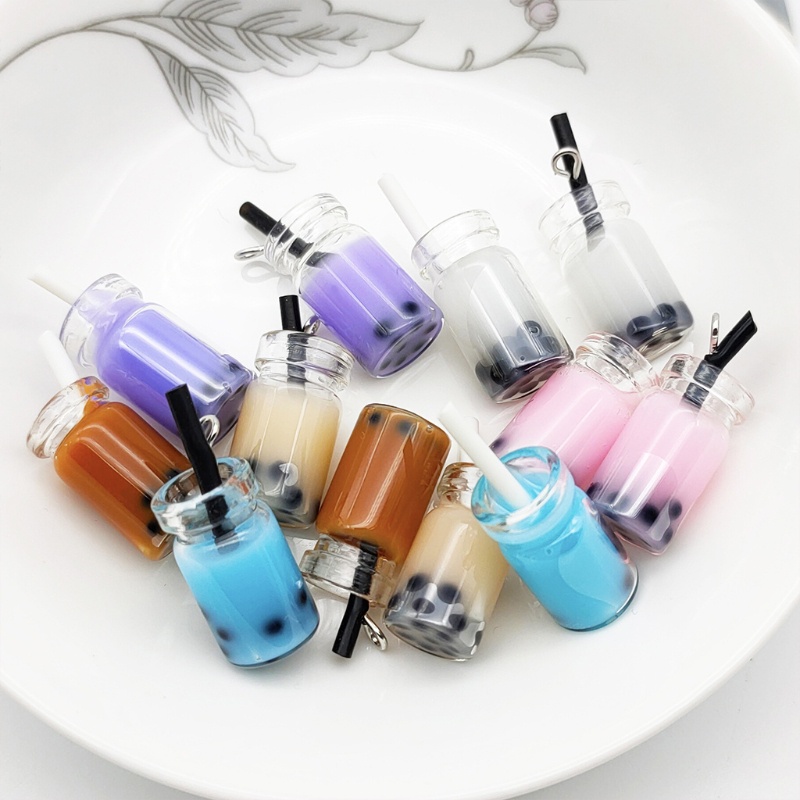 Móc Khóa Trang Trí Hình Chảo Sữa Trứng Dễ Thương