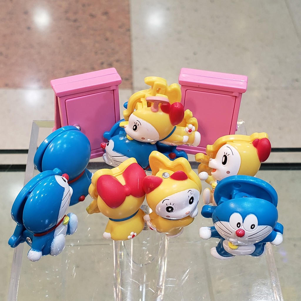 Đồ chơi Gacha kẹp giấy mô hình mèo ú Doraemon 4cm cập nhật thường xuyên HIMECHAN