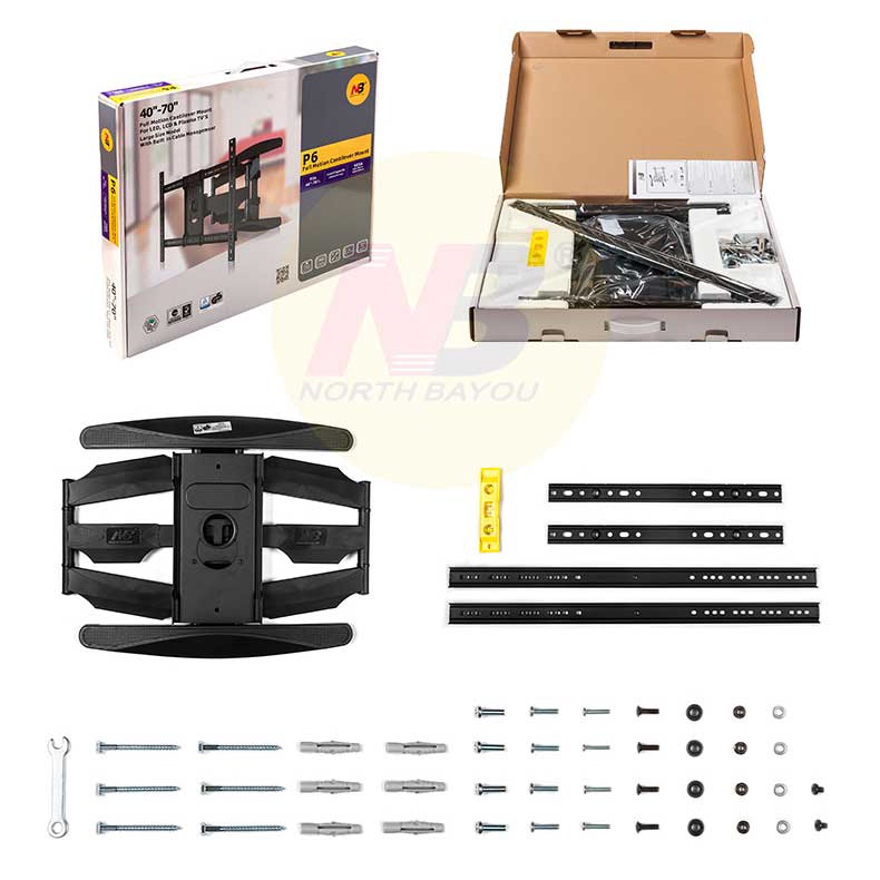 Giá Treo Tivi Xoay Góc đa năng L600 P6 từ 32-70 inch, hàng Nhập Khẩu bảo hành 24 tháng