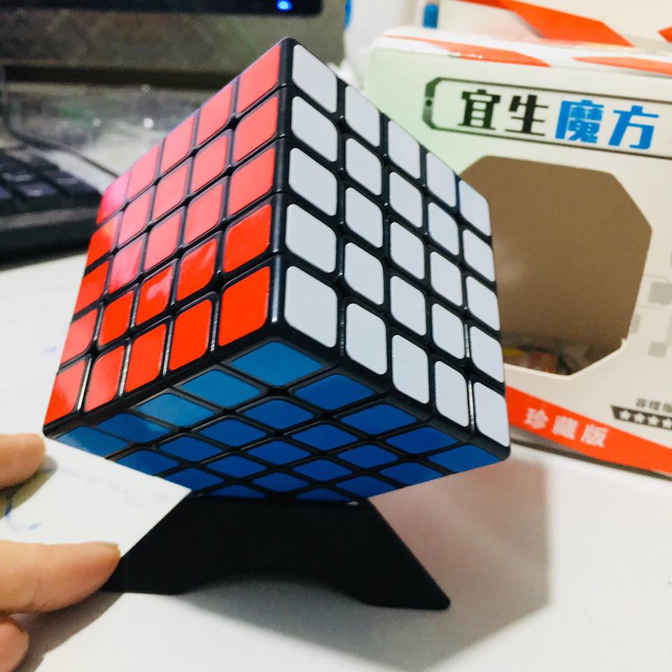 rẻ Rubik 5x5 Stickers đẹp xoay trơn không kẹt rít độ bền cao. Đồ chơi Rubik 5x5x5 MF5s 5 tầng