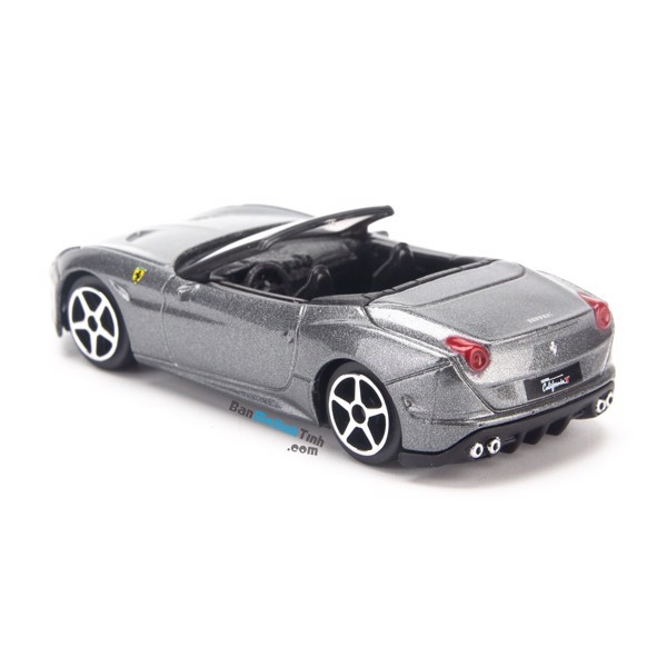 [Mã TOYJAN hoàn 20K xu đơn 50K] Mô hình xe siêu xe mui trần Ferrari California T tỷ lệ 1:64 Bburago Gray