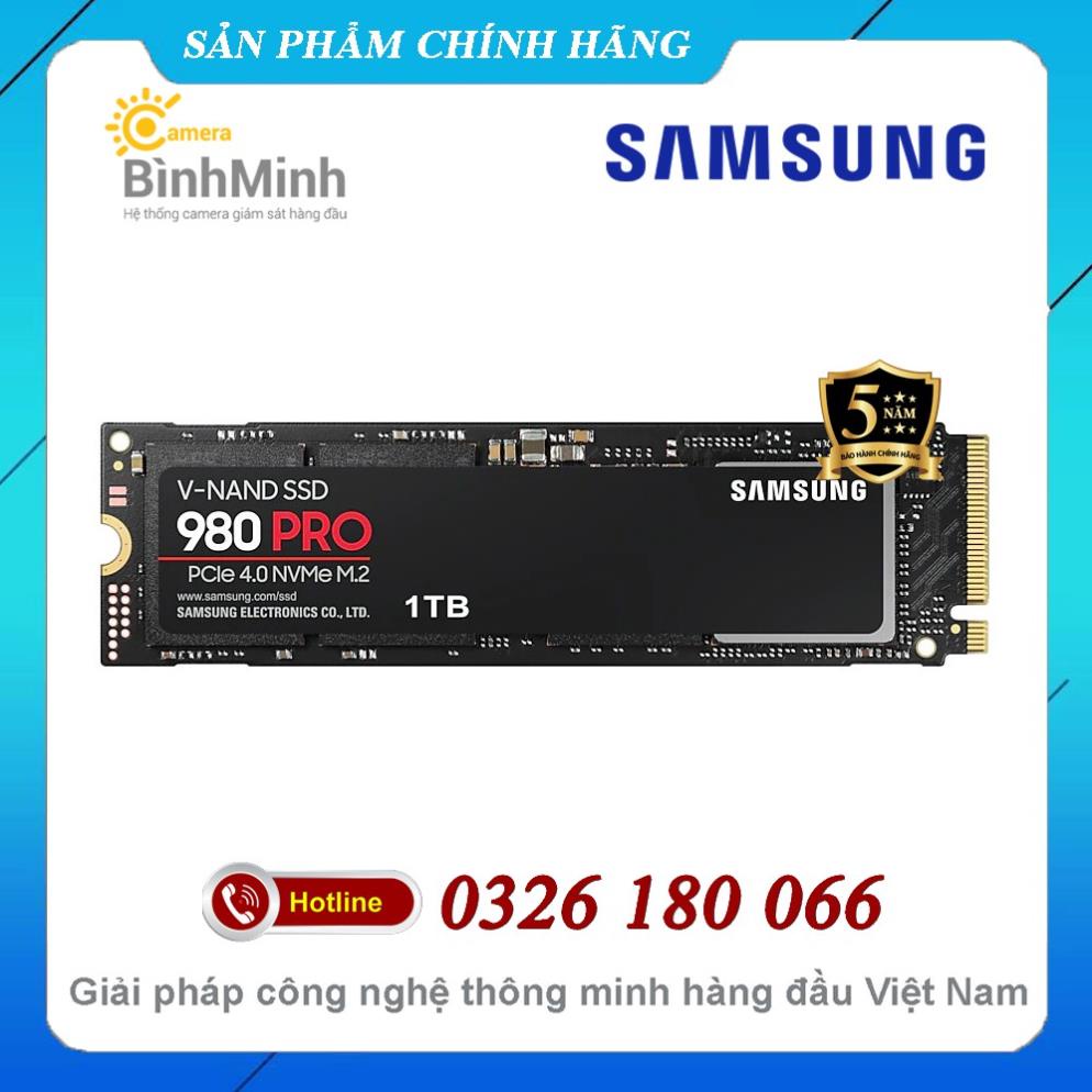 [Mã 159THANTHIET750K giảm 8% đơn 3000K] Ổ Cứng SSD 250GB 500GB Samsung 980 Pro Gen4 x4 NVMe M2 PCIe 2280