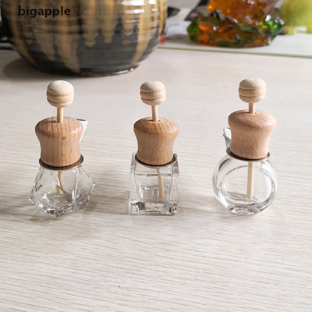 1 Chai Thủy Tinh Rỗng Đựng Nước Hoa Dạng Kẹp Cho Xe Hơi