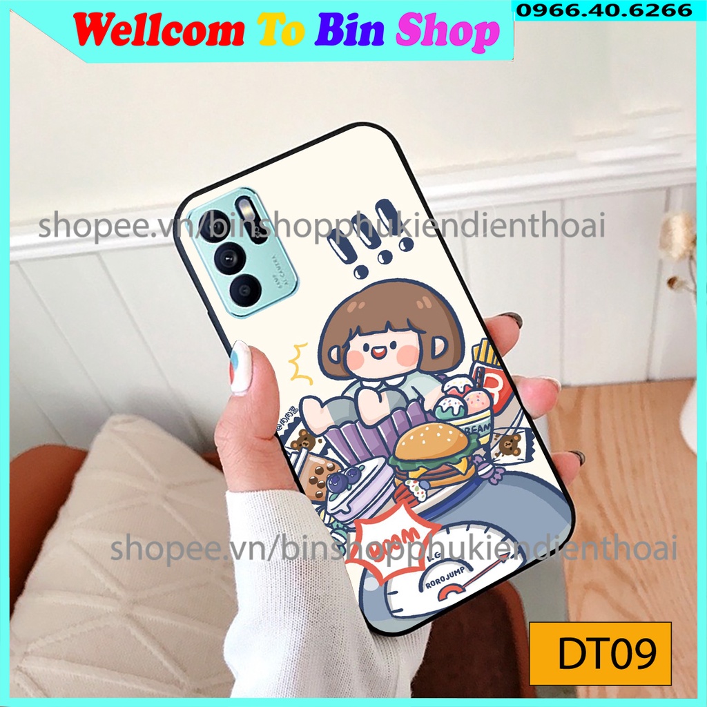 Ốp lưng Oppo Reno 6Z 5G - Oppo Reno 6Z - Oppo Reno 6 in hình hoạt hình đáng yêu dễ thương
