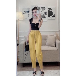 Quần dài xếp ly