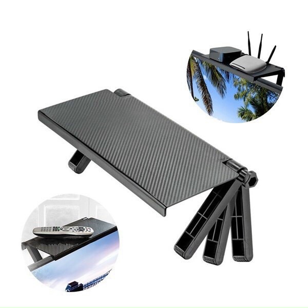 Kệ giá để đồ gác trên nóc tivi màn hình máy tính nhựa treo sau trang trí đa năng thông minh