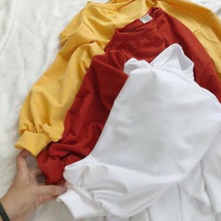 Áo tay dài croptop form rộng
