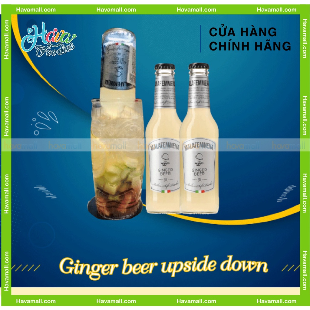 [HÀNG CHÍNH HÃNG] Nước Uống Có Ga Vị Gừng ODK Ý 200ml - Ginger Beer