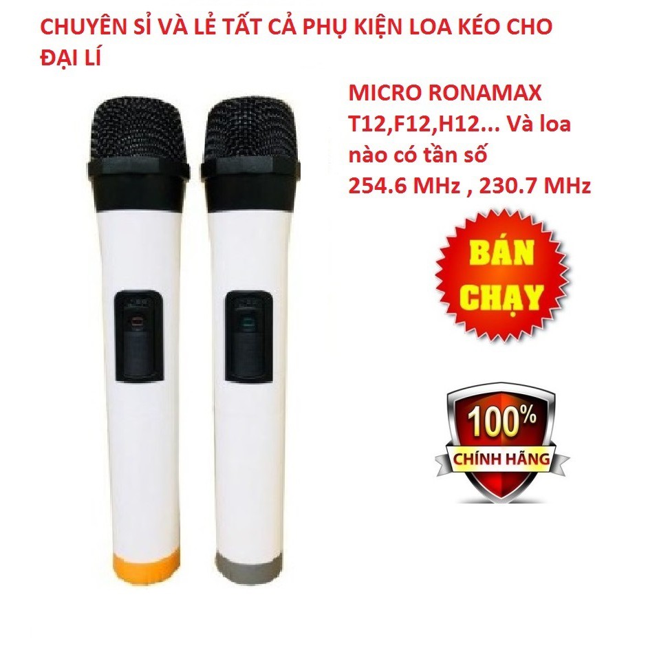 Micro dùng cho loa RONAMAX F12, T12, H12, N12... Giá 1 cặp