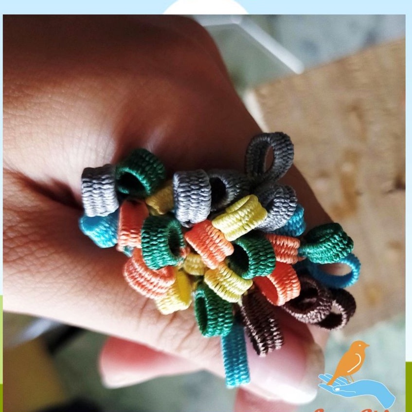 Xích chân chim khuyên,Chào mào,Chích chòe,Cu gáy, Dây buộc chân chim, Phụ kiện chim cảnh giá rẻ