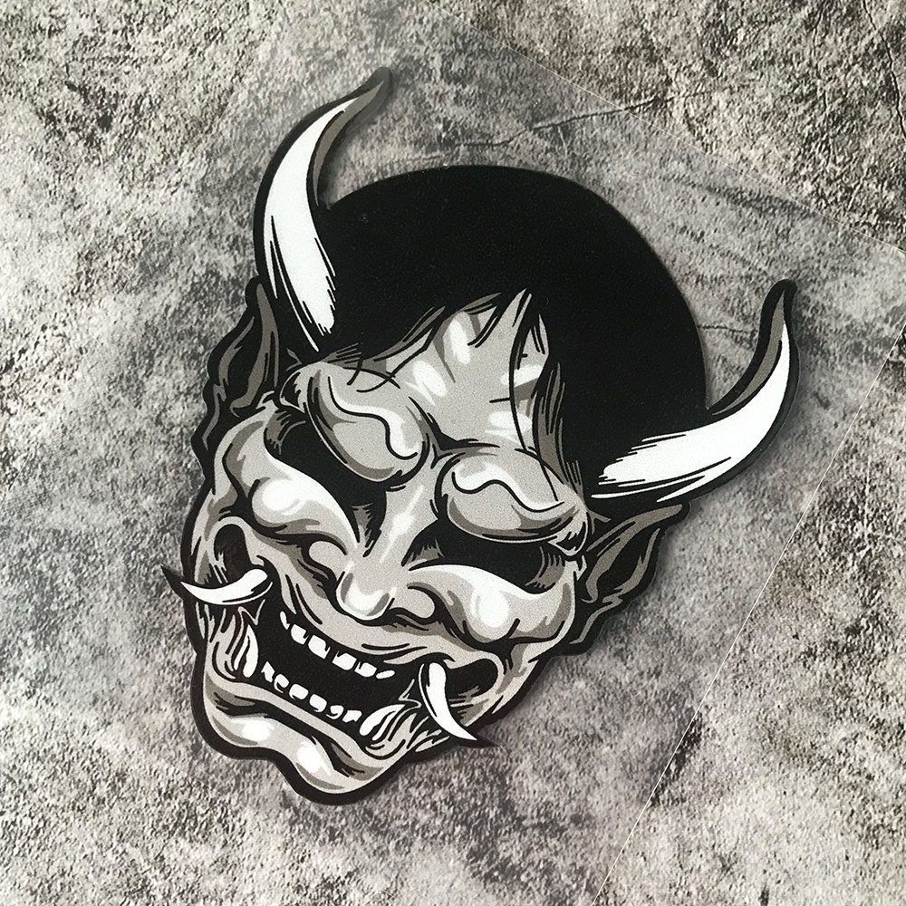 Miếng Dán Trang Trí Xe Ô Tô/Mô Tô Hình Samurai Nhật Bản Cá Tính