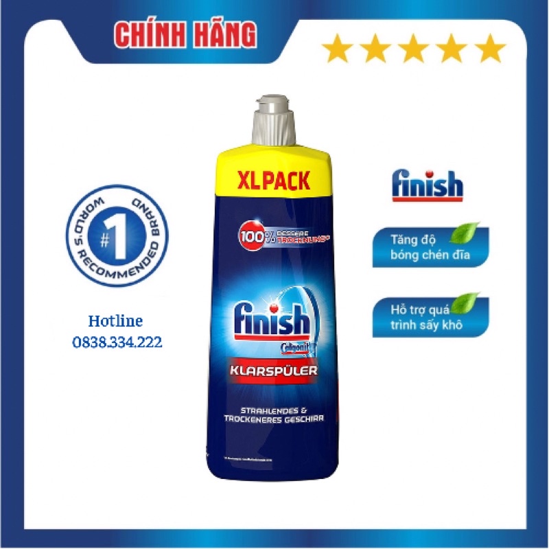 [HCM] Nước làm bóng chén bát Finish 750ml