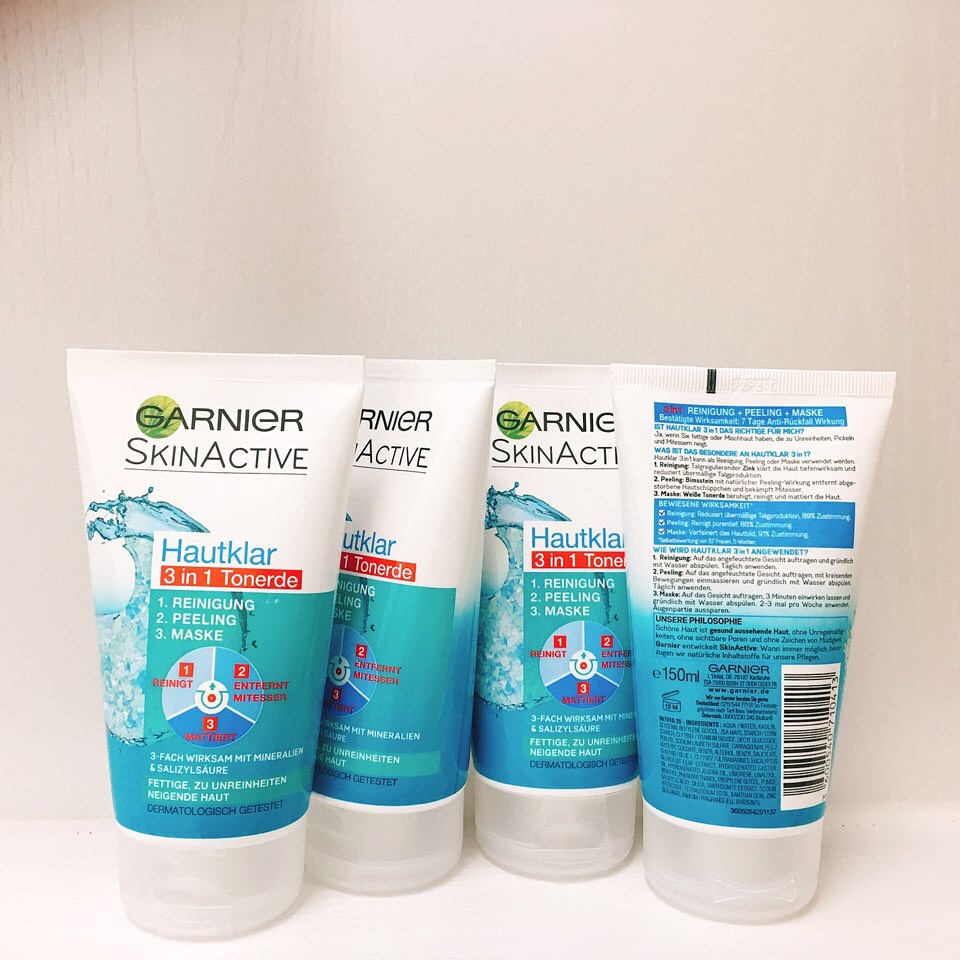 Sữa rửa mặt garnier 3in1