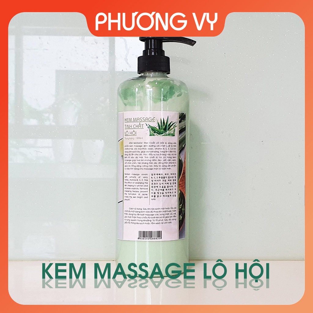 1000ml KEM MASSAGE TINH CHẤT LÔ HỘI