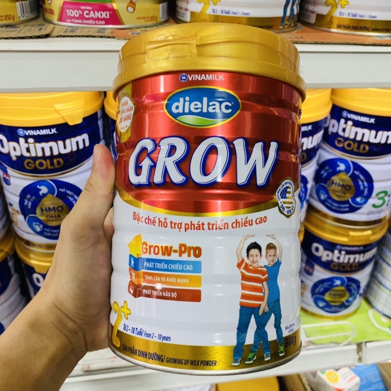 Sữa bột Vinamilk Dielac Grow 2+ 900g