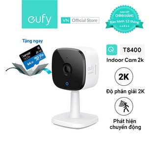 Mua  Mã ELMALL150 giảm 8% đơn 500K  Camera EUFY Indoor 2k - T8400