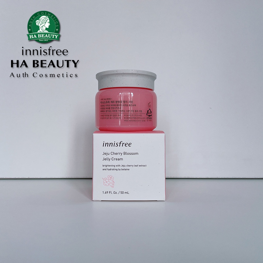Kem dưỡng ẩm sáng căng mọng da hoa anh đào dạng gel innisfree Jeju Cherry Blossom Jelly Cream 50ml