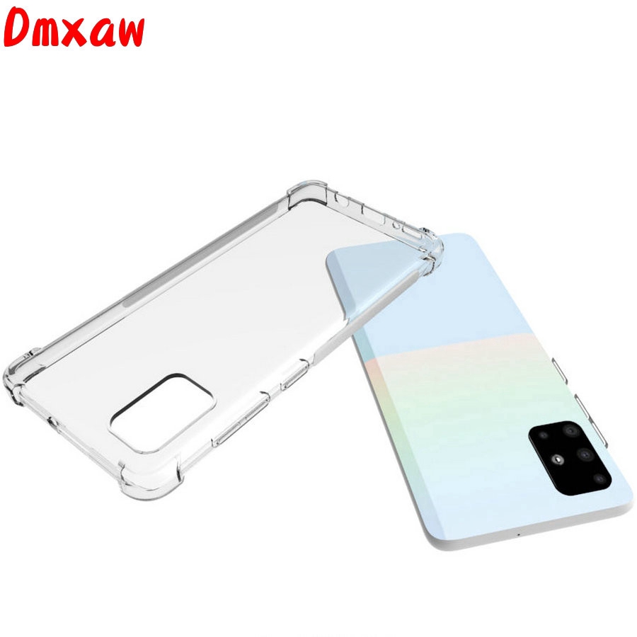 Ốp điện thoại mềm trong suốt chống sốc dành cho Samsung Galaxy Note 20 FE Ultra S20 Ultra A21S A31 M21 A51 A71 A21 A01 A11 M11 Note 10 S10  Lite A20s A10s S20 Plus