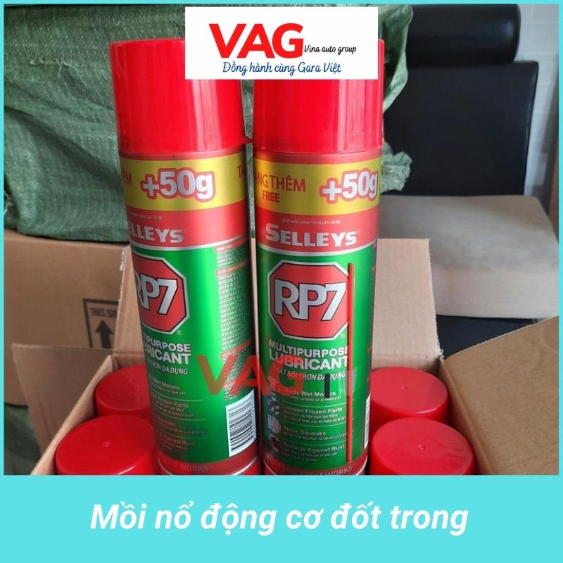 Tẩy rỉ, phá rỉ sét, mồi động cơ RP7 350g, 493ml tặng thêm 50g