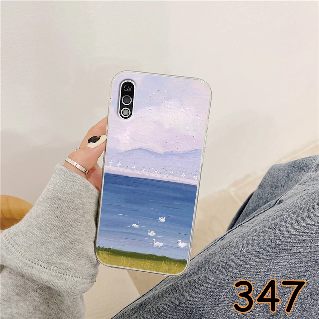 Ốp Lưng Vsmart Bee 3 - Vsmart Bee in hình Cánh đồng hoa - Chất liệu Silicon siêu bền