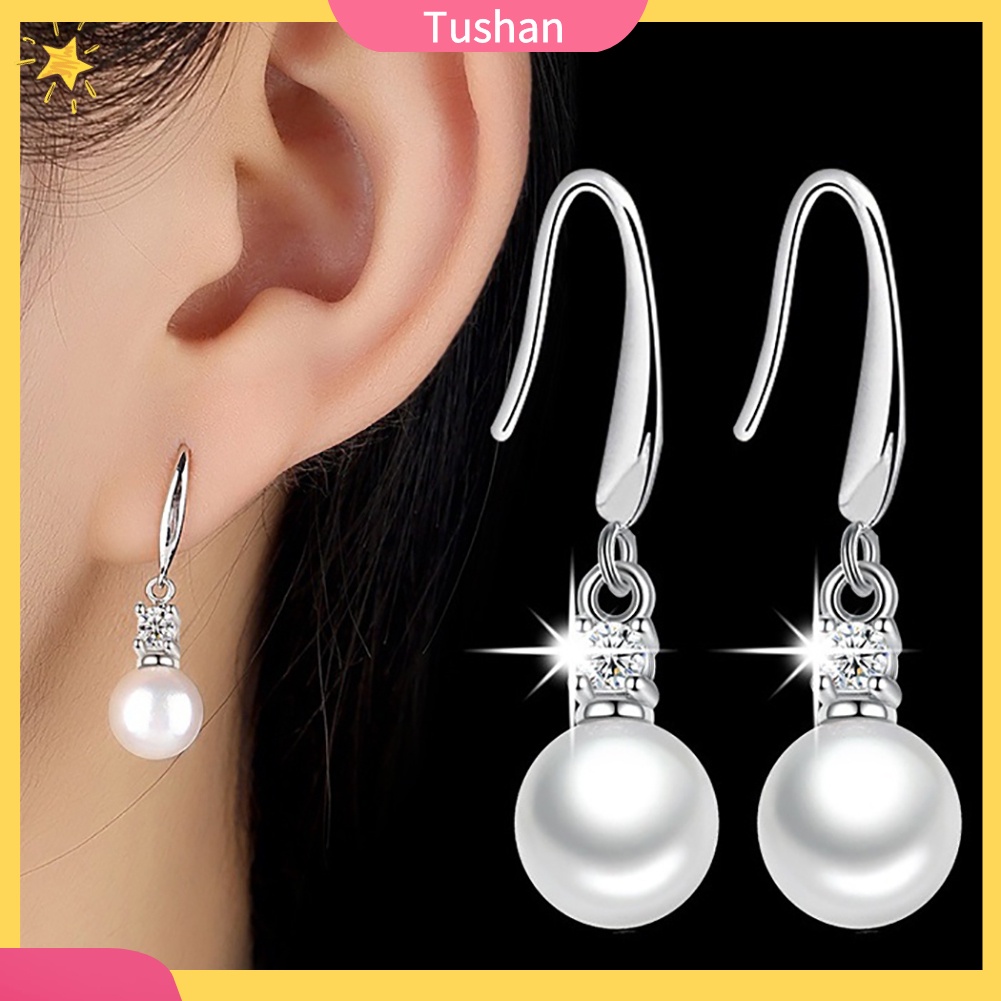 Khuyên tai nữ đính ngọc thời trang