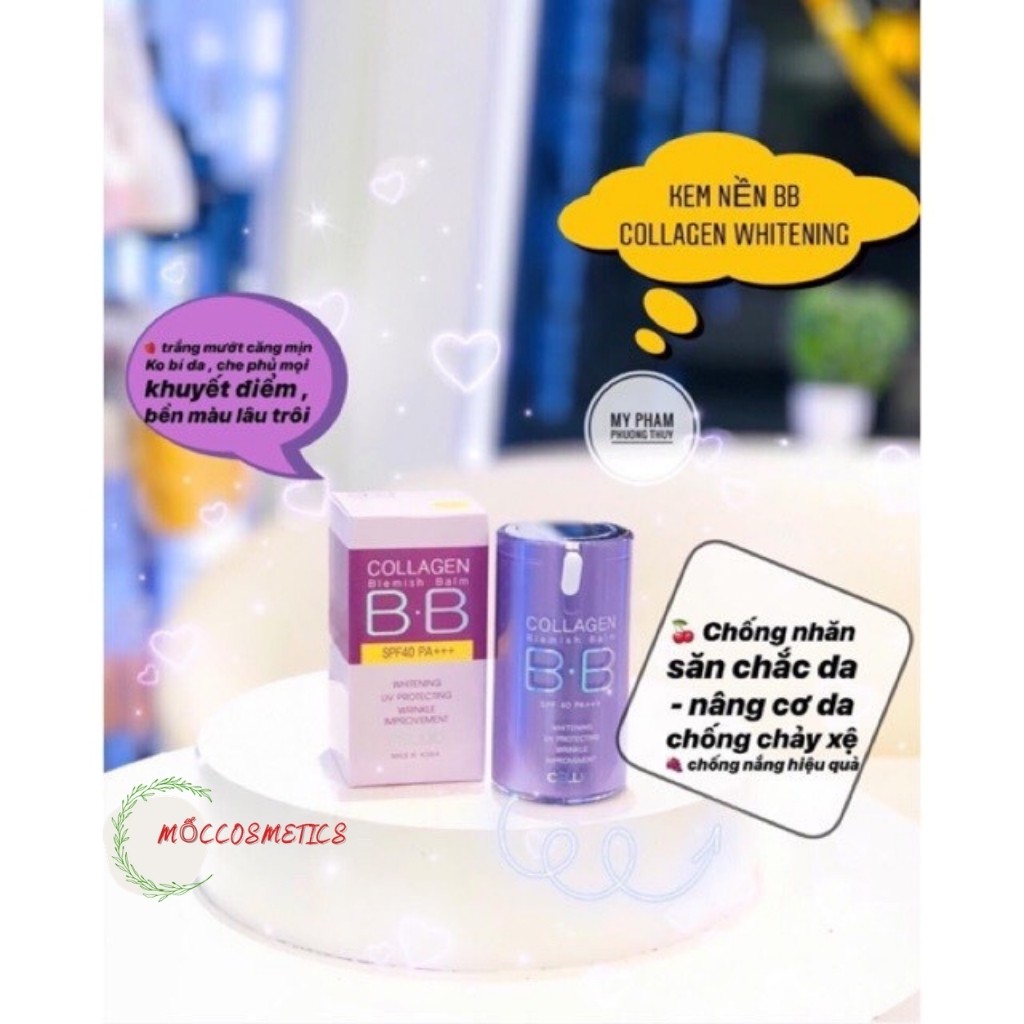 [Hàng Chính Hãng] KEM NỀN BB COLLAGEN CELLIO - HÀN QUỐC - KEM NỀN CELLIO COLLAGEN BLEMISH BALM BB SPF 40 PA+++