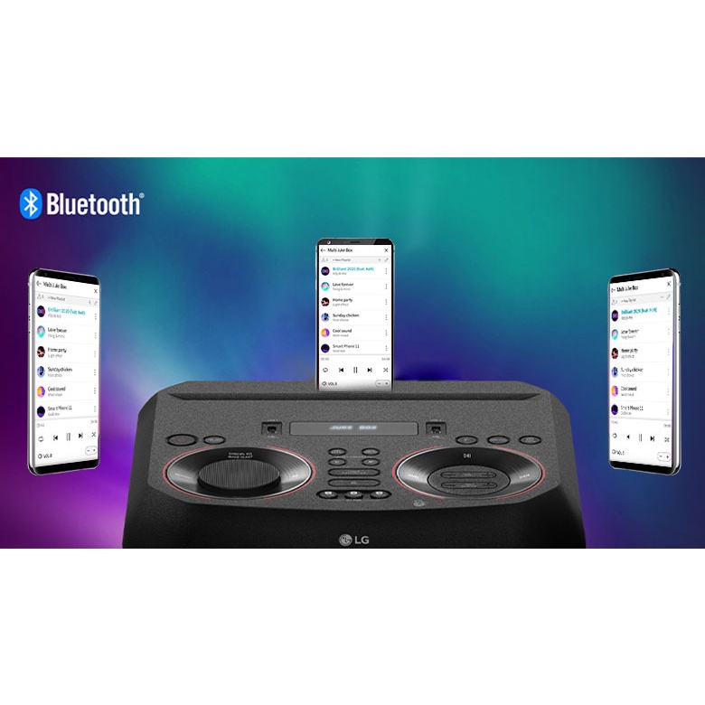 Loa kéo karaoke Bluetooth LG XBOOM RN7 - 500W Hàng Chính Hãng