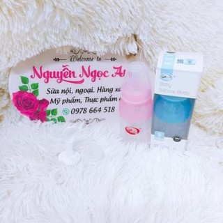 Bình sữa Silicon 2In1 Baby Love Hàn Quốc 110ml cho bé