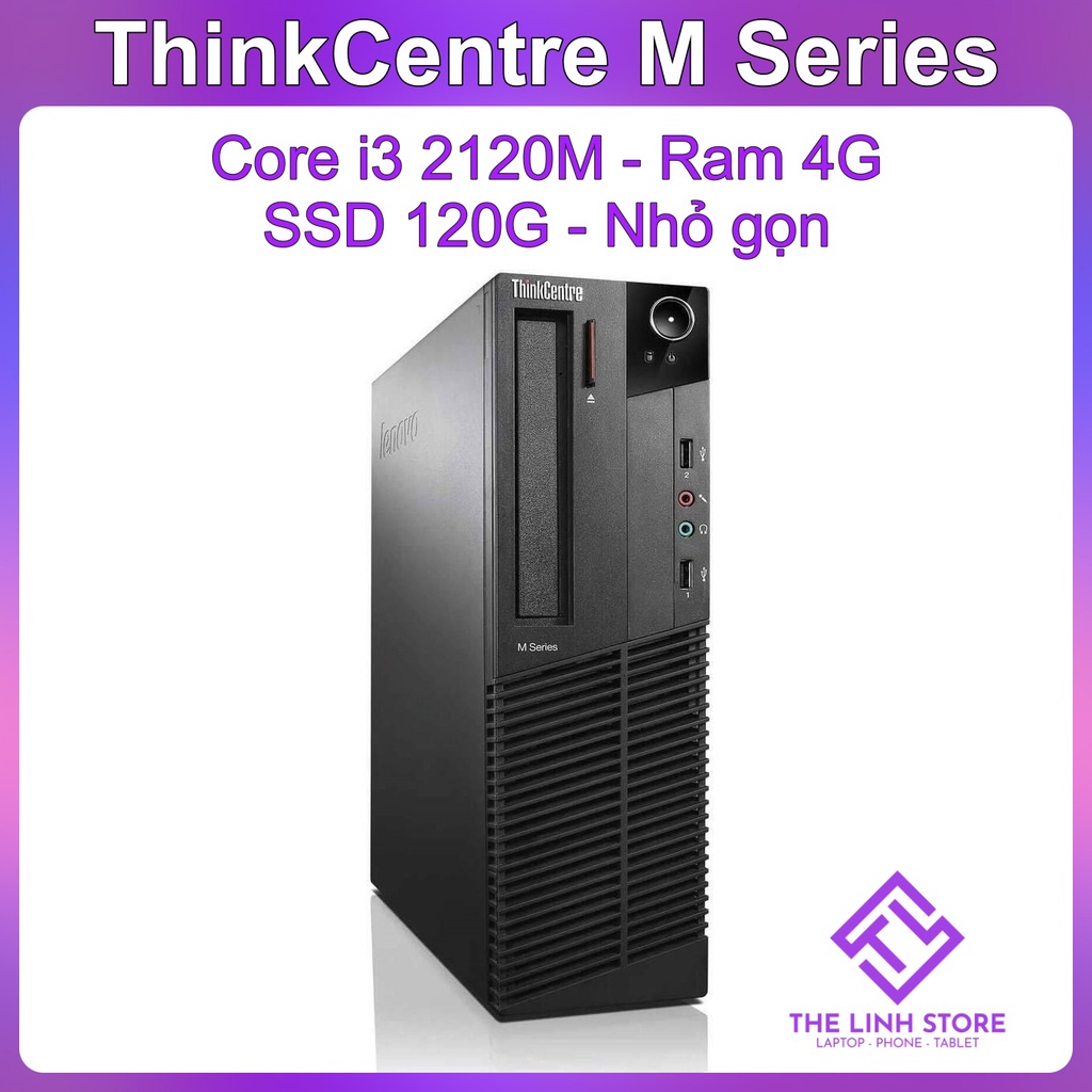 [Mã 1911ELSALE hoàn 7% đơn 300K] Máy tính bàn đồng bộ Lenovo ThinkCentre M cỡ nhỏ - Có bản SSD