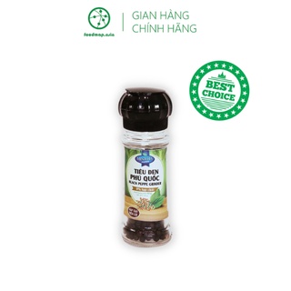 Tiêu Đen Hạt Phú Quốc Minh Hà - Hũ Nắp Xay 40g - FoodMap