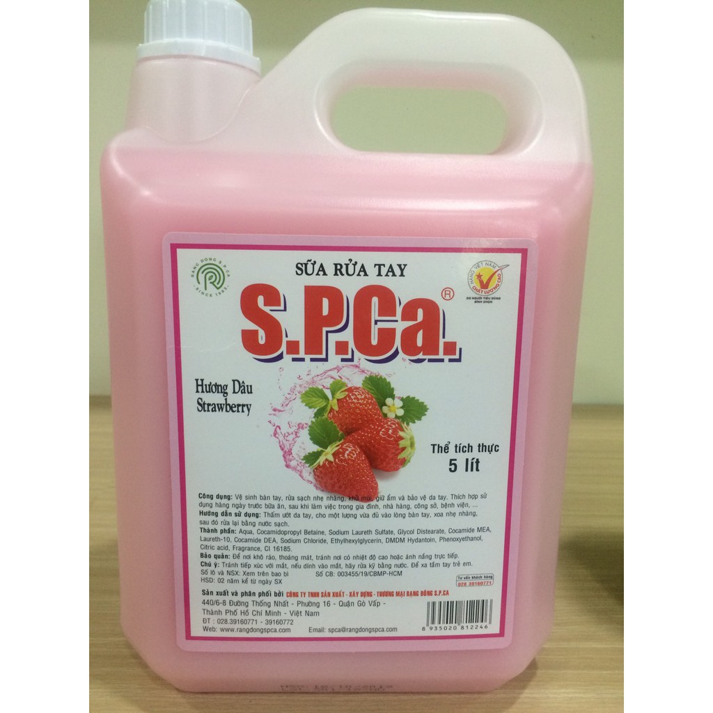 Nước rửa tay PAX SPCA can 5 lít siêu tiết kiệm giúp làm sạch tay dịu nhẹ, không gây khô da | BigBuy360 - bigbuy360.vn