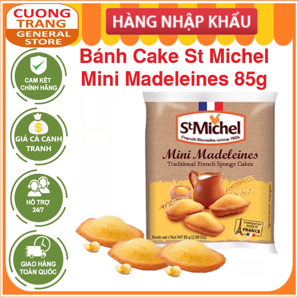 Bánh cake st michel mini madeleines 85g