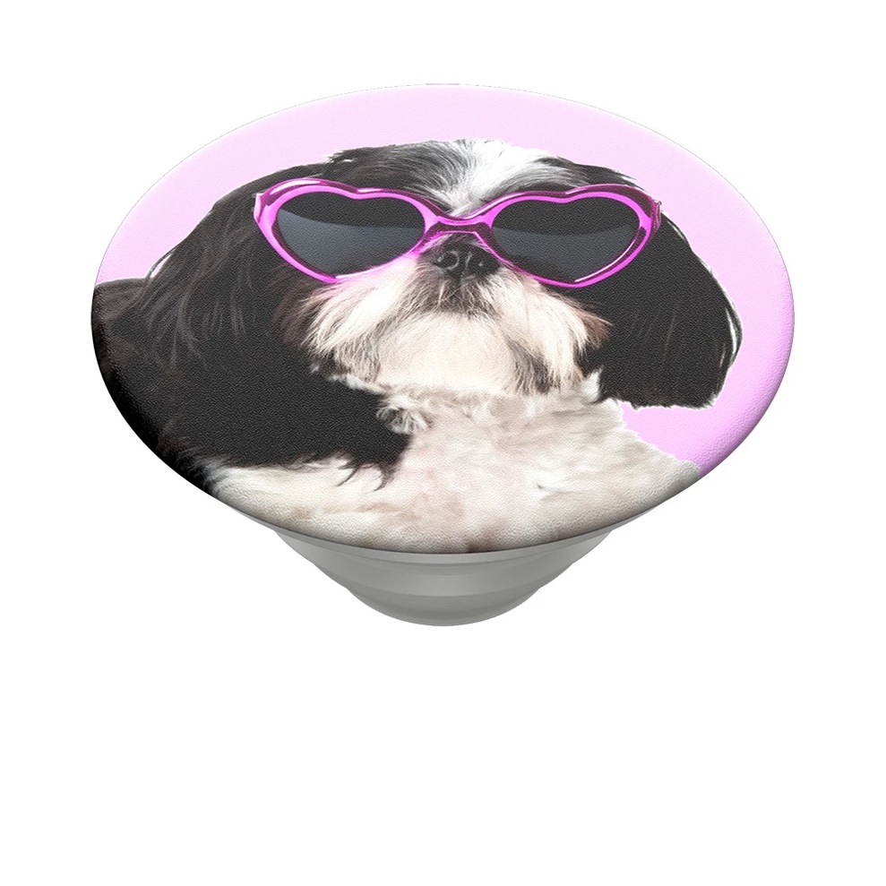 Mặt thay thế Popsockets PT-Sassy Shih Tzu OW (Không có đế keo) - Hàng Chính Hãng